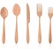 Rose Gold Stainless Steel Cutlery, Flatware Set for 8 (40 Pieces)